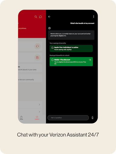 My Verizon screenshot