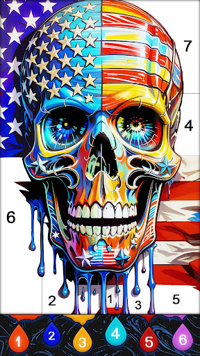 Fluid Art:Color By Number screenshot