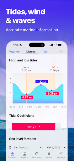 Nautide: Tides, Wind, Waves + screenshot
