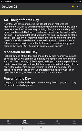 Twenty-Four Hours a Day screenshot