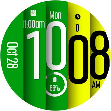 Stretch Fall - Watch face screenshot