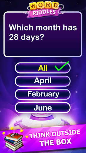 Word Riddles - Offline Word Ga screenshot