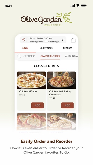 Olive Garden Italian Kitchen screenshot