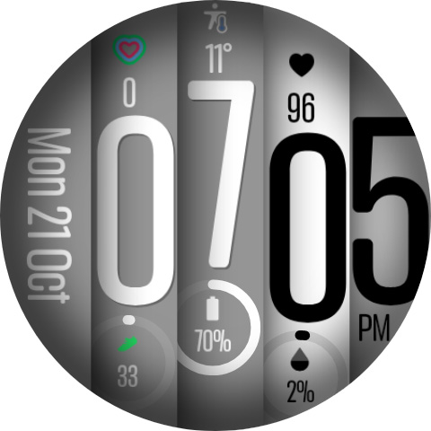 Stretch Fall - Watch face screenshot