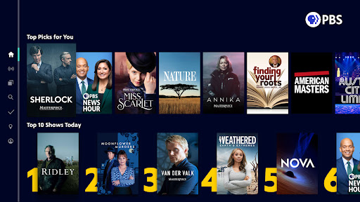 PBS: Watch Live TV Shows screenshot