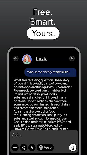 Luzia: Your AI Assistant screenshot