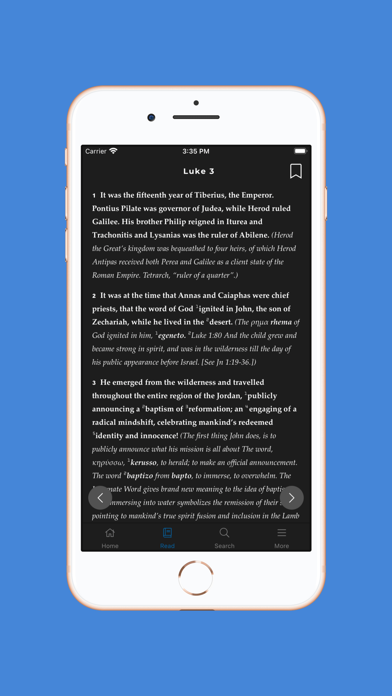 Mirror Study Bible screenshot