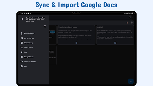 Nano Teleprompter screenshot
