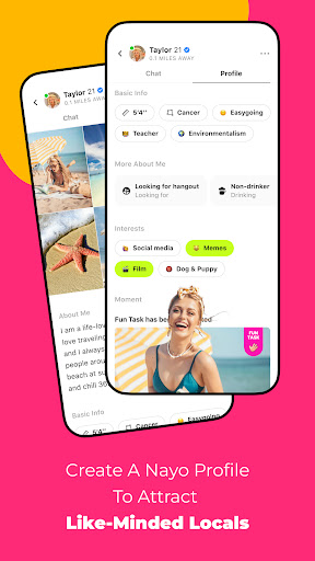 Nayo: Chat, Meet & Dating App screenshot