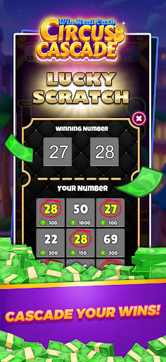 Circus Cascade: win real cash screenshot
