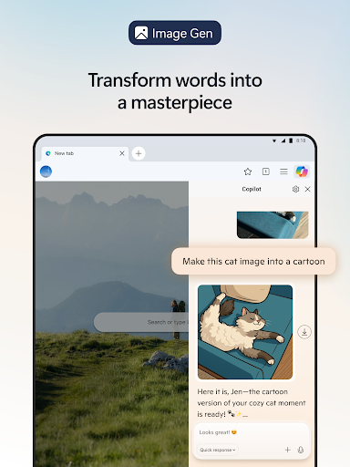 Microsoft Edge: AI browser screenshot
