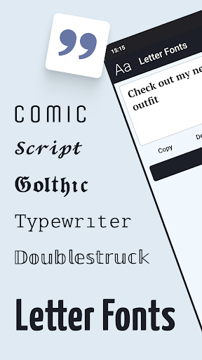Letter Fonts - Stylish Text screenshot