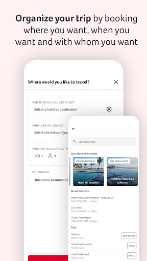 RIU Hotels & Resorts screenshot