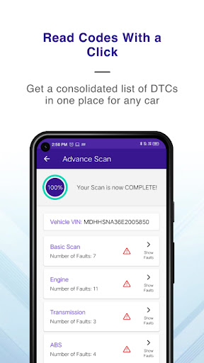 OBD Scanner ELM327: GaragePro screenshot