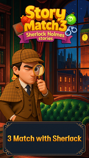 Sherlock Holmes Mystery Match3 screenshot