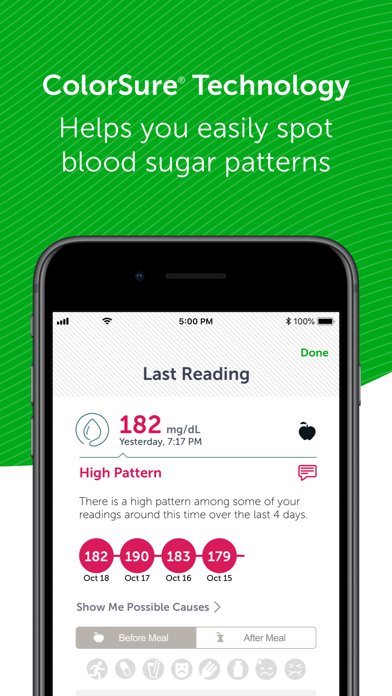 ​OneTouch Reveal® app screenshot