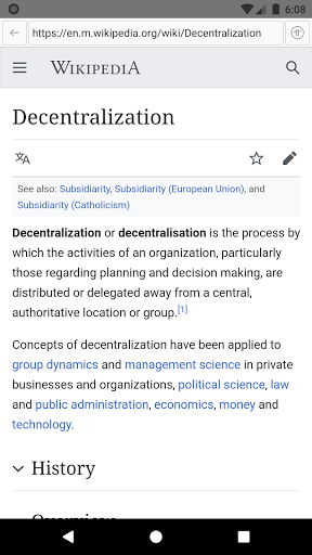 Pi Browser screenshot