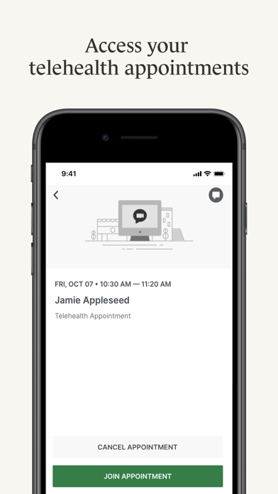 SimplePractice Client Portal screenshot