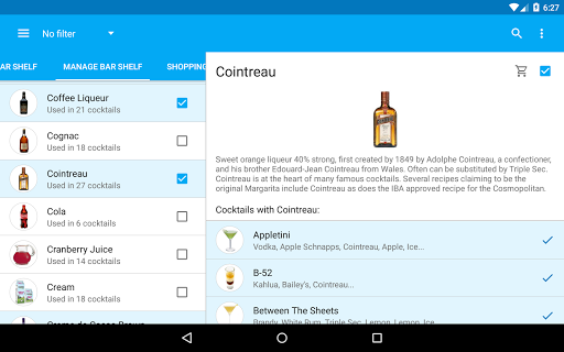 My Cocktail Bar Pro screenshot