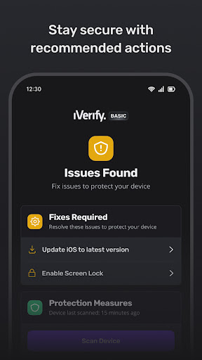 iVerify Basic screenshot