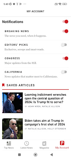 POLITICO screenshot