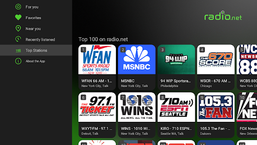 radio.net - AM FM Radio Tuner screenshot