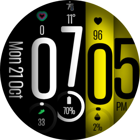 Stretch Fall - Watch face screenshot