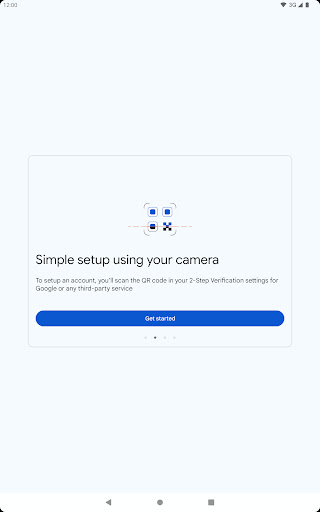 Google Authenticator screenshot