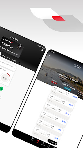 Air Canada + Aeroplan screenshot
