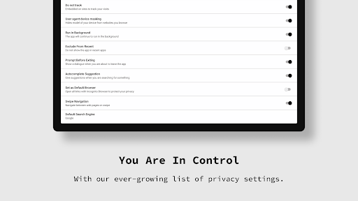 Incognito Browser - Go Private screenshot