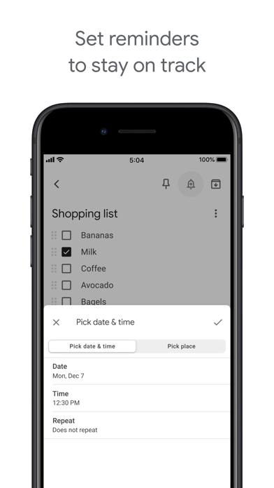 Google Keep - Notes and lists screenshot