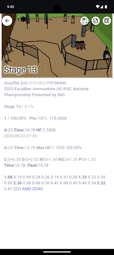 PractiScore Competitor screenshot