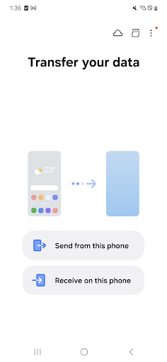 Samsung Smart Switch Mobile screenshot
