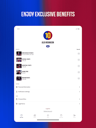 FC Barcelona Official App screenshot