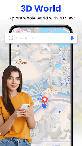 GPS Satellite Live Earth Map screenshot