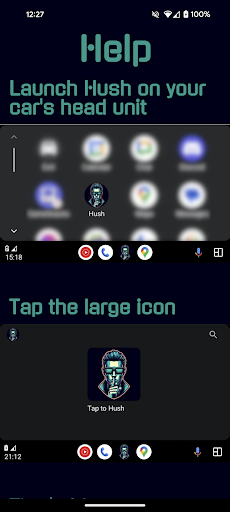 Hush: Android Auto Audio Fix screenshot