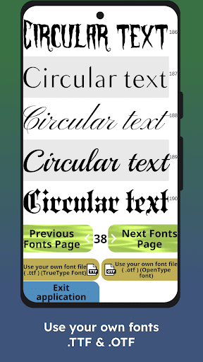 Fonts - Logo Maker screenshot