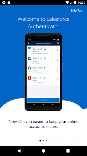 Salesforce Authenticator screenshot