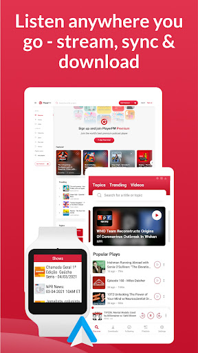 Offline Podcast App: Player FM screenshot
