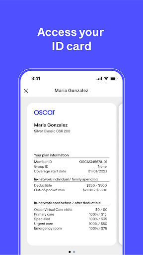 Oscar Health screenshot