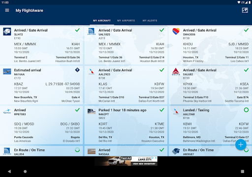 FlightAware Flight Tracker screenshot