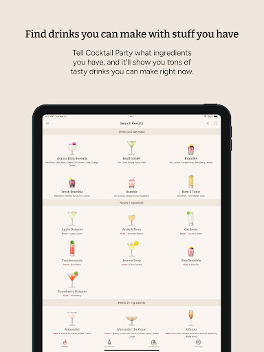 Cocktail Party: Drink Recipes screenshot