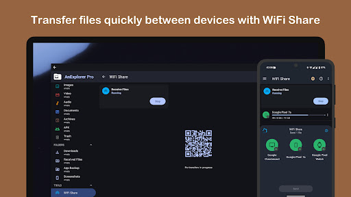 AnExplorer Pro File Transfer screenshot