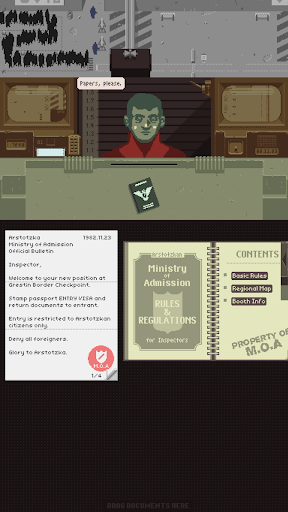 Papers, Please screenshot