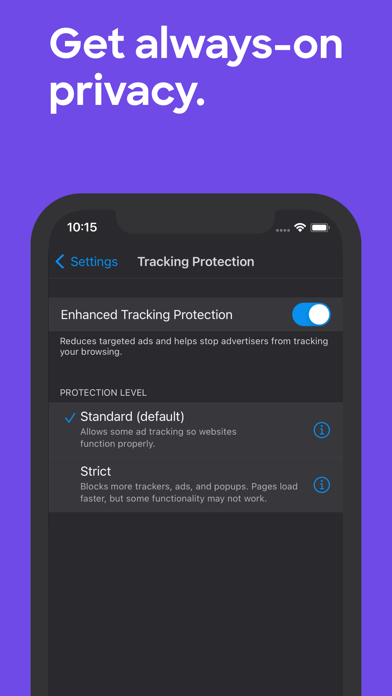 Firefox Fast & Private Browser screenshot