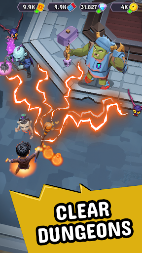 Wizario: Idle Magic RPG screenshot