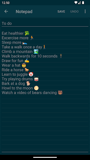 Notepad - simple notes screenshot