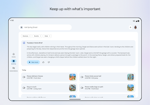 Google Home screenshot