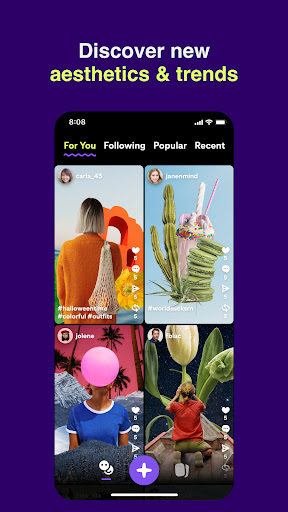 Shuffles by Pinterest screenshot