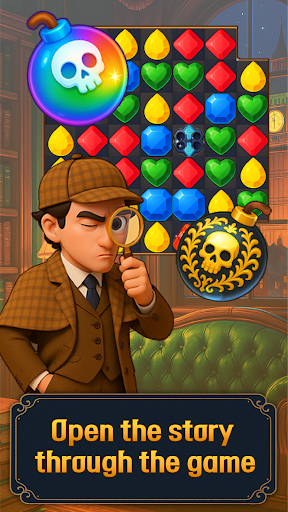 Sherlock Holmes Mystery Match3 screenshot